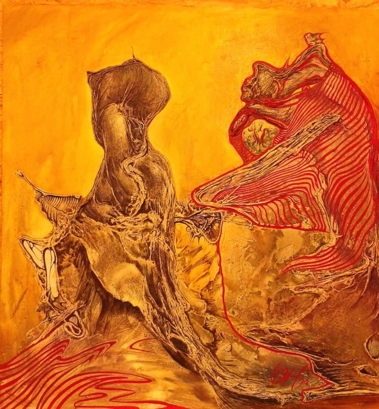 "Бал привидений", 80x85,1990-2018